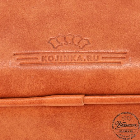 Женский кожаный рюкзак "Гермиона" (рыжий)